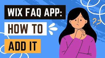 Wix FAQ App - How to Add It to Your Site