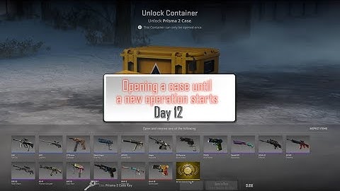 Opening a case until a new CS2 operation starts - Day 12