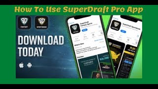 How To Use SuperDraft Pro App screenshot 2