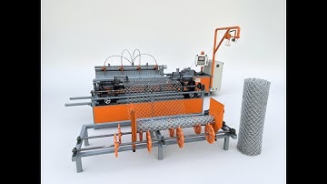 Factory Price Full Automatic Diamond Mesh Chain Link Fence Machine (Single Wire)