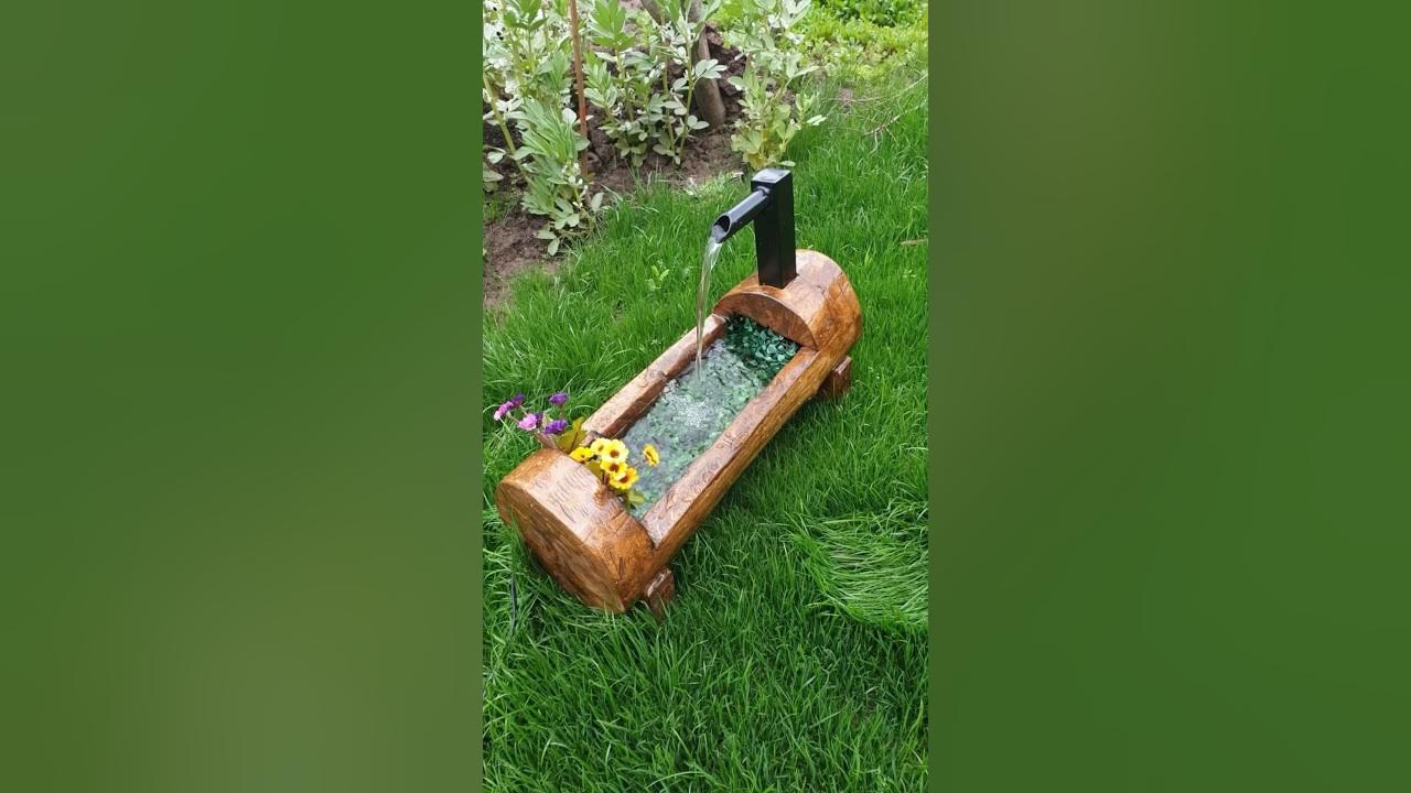 Садовый гидрант из дерева 💦🏠 - YouTube