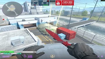 CS2 - Nuke, easiest outside wall smokes 🥶 SUBSCRIBE FOR MORE ❤️ #cs2  #cs2smokes #cs2nuke