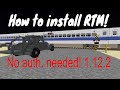 How to Install Real Trains Mod 1.12.2!!! NO AUTHENTICATION KEY NEEDED