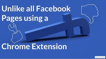 Unlike all Facebook pages using a chrome extension