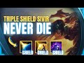 Sivir mid but i have 3 shields so i never die