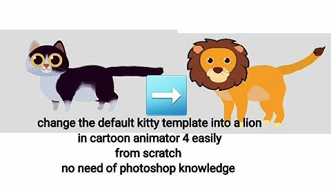How to create a character in cartoon animator 4 from scratch full tutorial