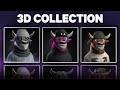 How to generate a 3D NFT collection for FREE (10.000+ unique characters) | No code / High quality