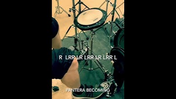 PANTERA BECOMING #drumming #drums #ankletechnique #doublebass #vinniepaul #pantera #becoming