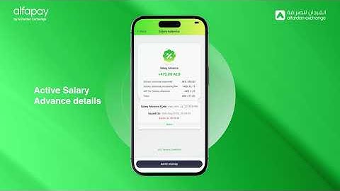 How to apply for Salary Advance via the AlfaPay App by Al Fardan Exchange