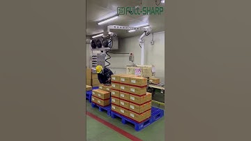 Thiết bị nâng hạ hút chân không thùng giấy, thùng carton & Cầu trục xoay khớp nối #shorts #fullsharp