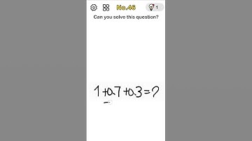 Brain Out Level 46 Can you solve this question