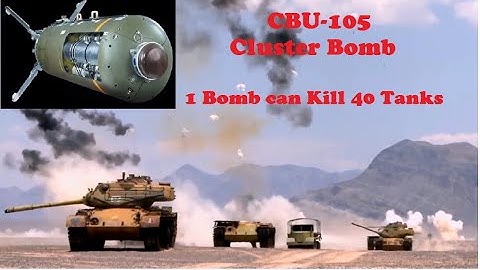 CBU-105 Cluster Bomb: How It Works and Its Impact Explained | Military Tech Explained