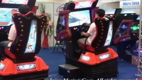 Power Boat (Game Intro + 2011 Taipei GTI Expo) Arcade & Video, Coin-Op Game, Motion Simulator