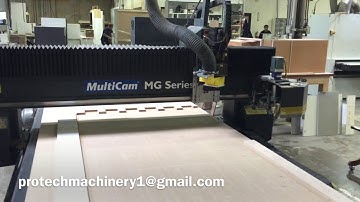 MultiCam MG 204 CNC Router 5x10 flat table with vacuum pump auto tool changer