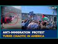 Anti-Immigration Detention Protest Turns Chaotic In New Jersey | U.S News