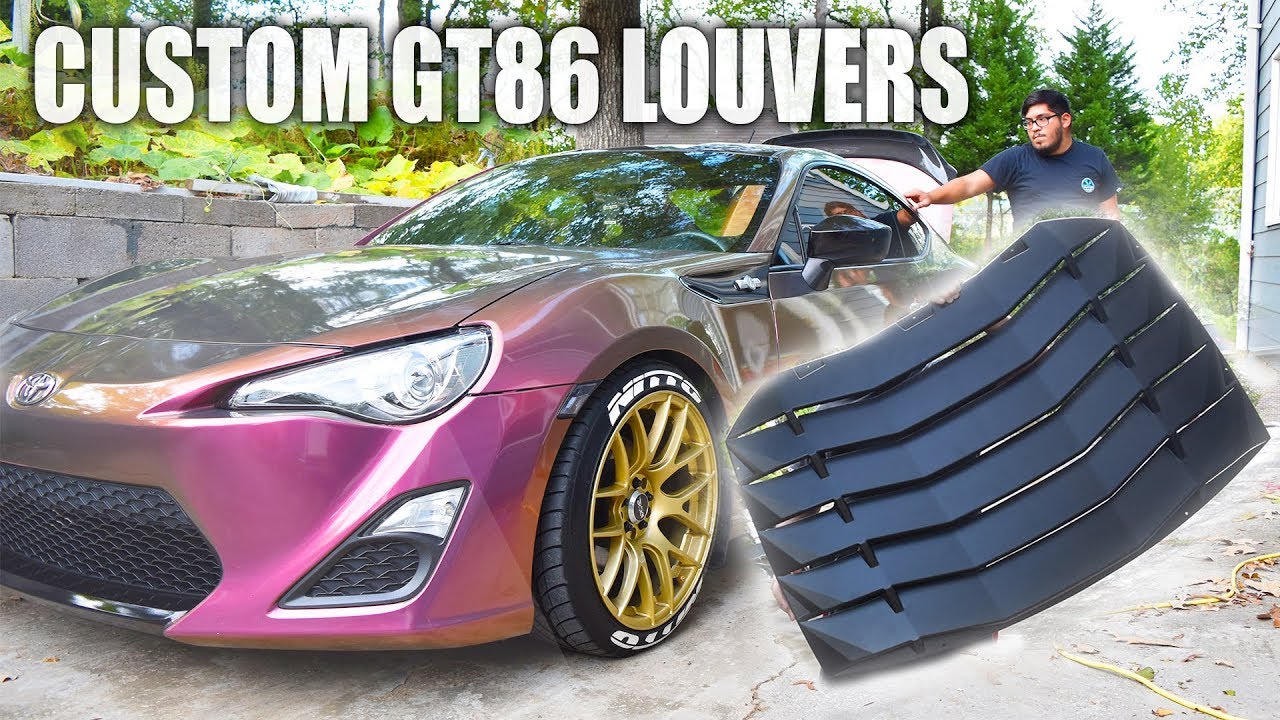 Custom LOUVERS Build for GT86! ONE OF A KIND? YouTube