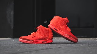 nike yeezy air 2 airsoft red