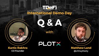 How Will Plotx Incentivize The Users On The Platform? Qna Session Tdefi International Demo Day
