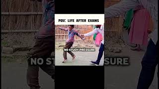 POV: LIFE AFTER EXAMS 💀🤯 #school #students #memes #phonk #edit