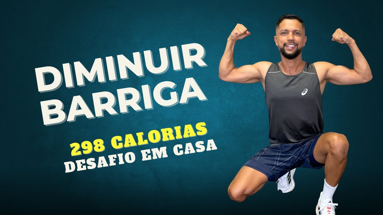 Cardio Hiit em casa para perder brriga🔥