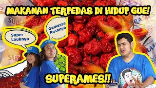 CABE TERPEDAS DI DUNIA : CAROLINA REAPER DIMAKAN MAKE NASI RAMES YANG SUPER MURAH! #SUPERAMES