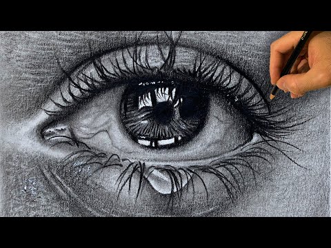 تصویری: چگونه چشم های فرد را با مداد ترسیم کنیم