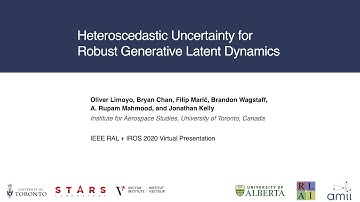 Heteroscedastic Uncertainty for Robust Generative Latent Dynamics (IEEE RA-L / IROS