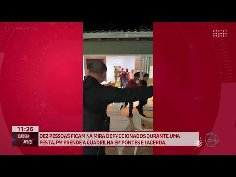 Ten people held at gunpoint by gang members during a party; Military Police arrest gang in Pontes...