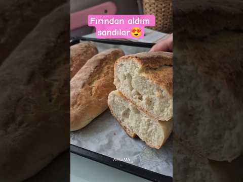 Herkes ekmekleri fırından aldım sandı Evde ekmek yapımı bu kadar kolay 😍