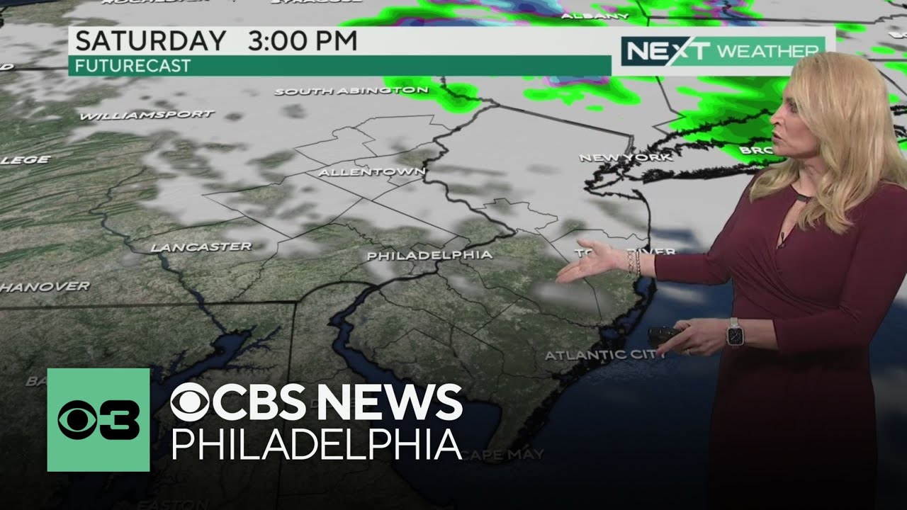 Spotty morning showers in Philadelphia with gusty winds and slow ...