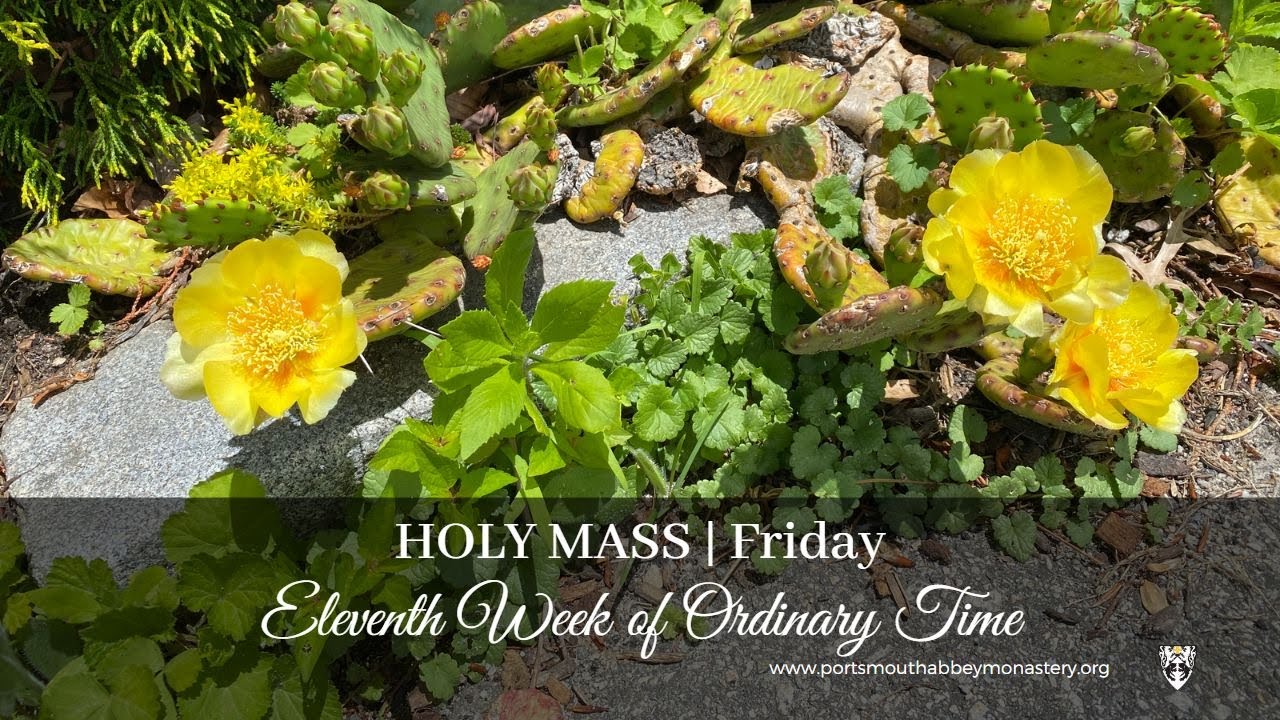 🔴LIVE HOLY MASS WITH GREGORIAN CHANT - Friday of the 11th Week in ...