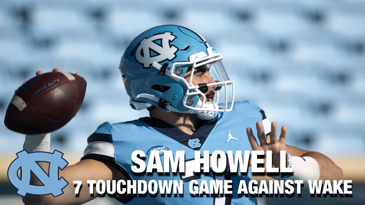 Video: All 7 of Sam Howell's Touchdowns vs. Wake Forest