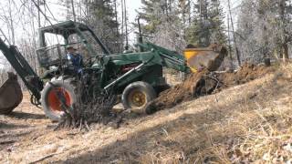 1965 Case 580 CK Backhoe - Moving some fill dirt