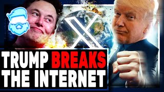 Donald Trump & Elon BREAK THE INTERNET! MSM Panics Makes Up INSANE "Slurring" Lie! Calls Out Kamala!