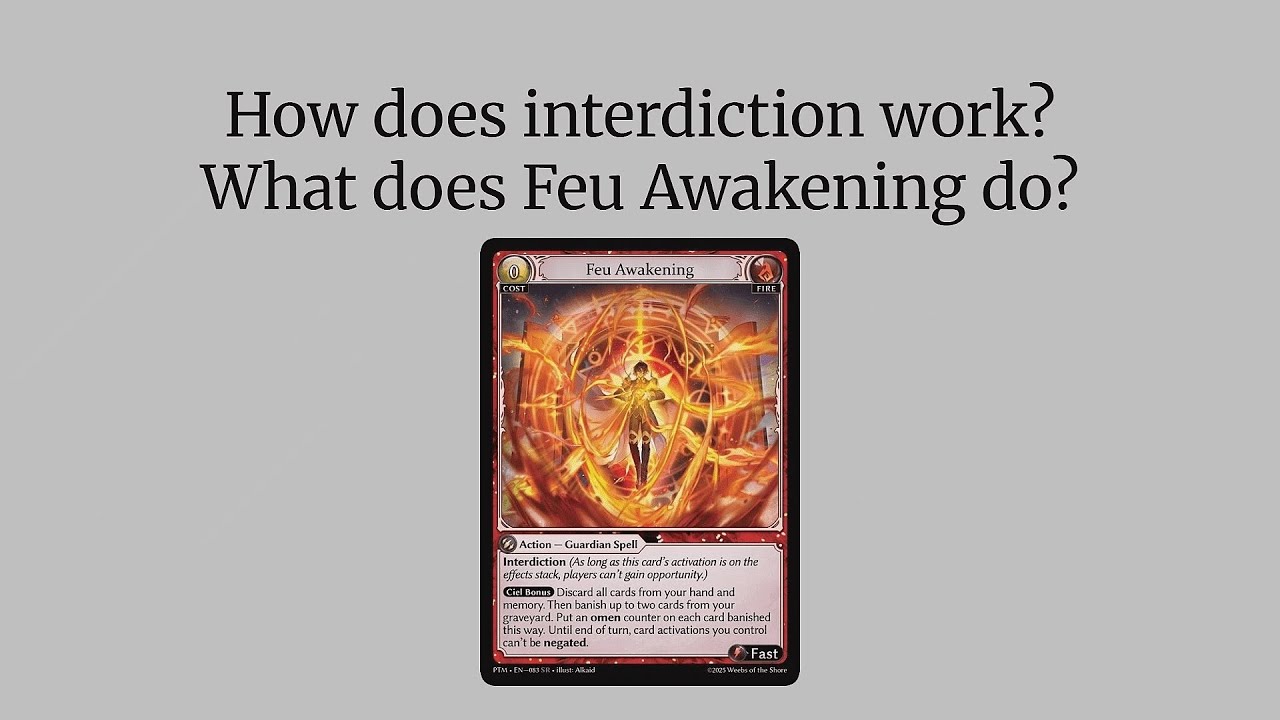 Grand Archive Rulings - Feu Awakening (Interdiction)