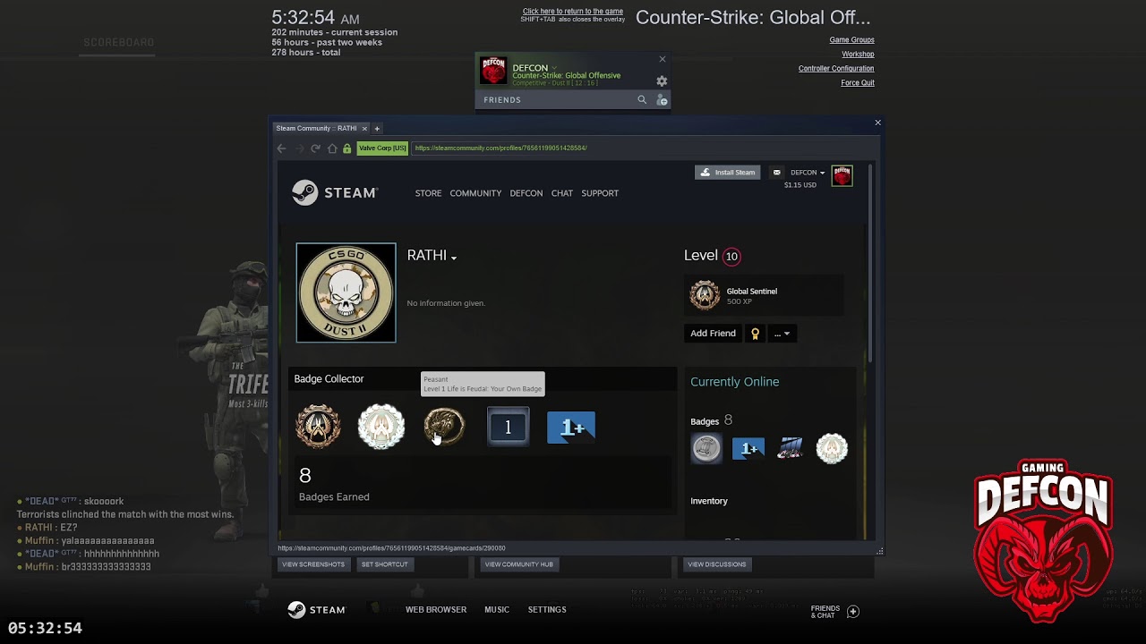 CS:GO Pakistan  Live Stream (DEFCON GAMING) [14-06-2021]