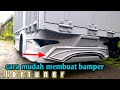 Cara membuat bamper miniatur truk ||fortuner ||miniatur truk (miniature truck)