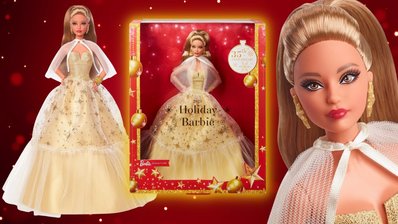 ✨2023 Holiday Barbie✨ Light Brown Hair Version Review✨