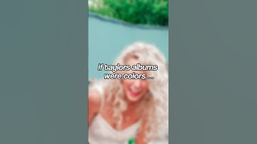 if taylor albums were colors 🤍 | #swifttok #taylorswift #edit #swifties #taylornation # fyp #viral