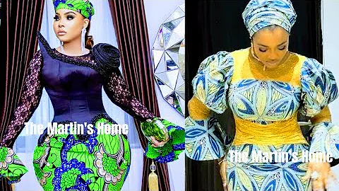 "Glamorous African Print/ Ankara Dresses | Trending Nigerian Long Gown Styles for  Ladies 2024/2025"
