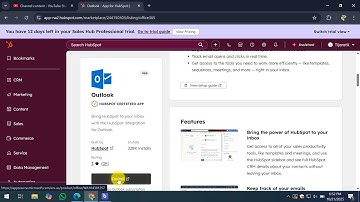 How To Enable Hubspot In Outlook