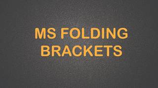 Strong MS Folding Brackets by Fortune Hardware Jamnagar