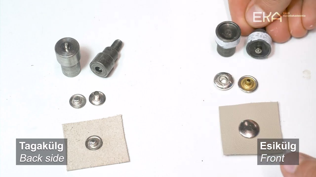 Truki paigaldamine / Snap fastener YouTube