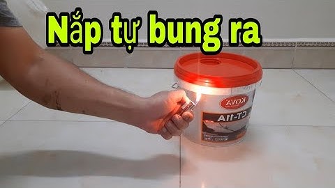 2 cách mở nắp thùng sơn cực dễ không cần đồ nghề, không bị đau ngón tay, mẹo vặt.