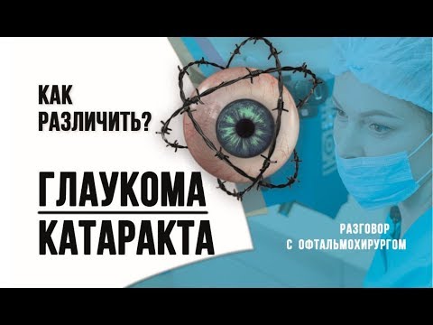 Глаукома и катаракта глаза — как различить? Офтальмохирург о лечении катаракты и глаукомы глаза.
