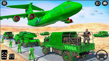 US Army Vehicle Transporter Truck Simulator: Army Prado Transport Game - Android iOS Gameplay