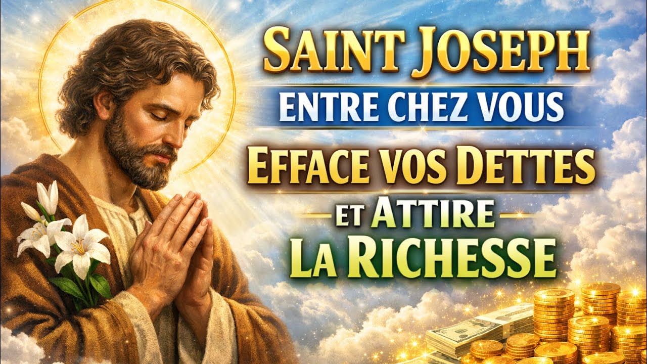 🙏 SAINT JOSEPH entre dans VOTRE MAISON AUJOURD’HUI et OUVRIRA VOS FINANCES 🤑