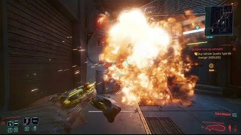 Projectile Launcher - 1.61 Patch... Not bad... #cyberpunk2077 #cdprojektred #projectilelauncher