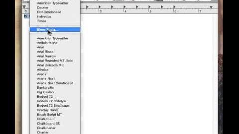 howto change font on text edit for mac only
