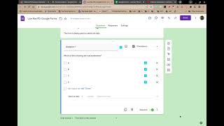 Low Key PD: Google Forms - Questions - Checkbox